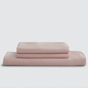 Sijo Eucalyptus Sheet Set - Blush (Pink) - KING / NO FLAT SHEET